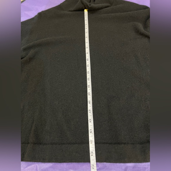 JJill 100% Cashmere Draped-Neck Sweater. Soft! Plush! Black. LP & XLP. EUC. - Picture 8 of 10